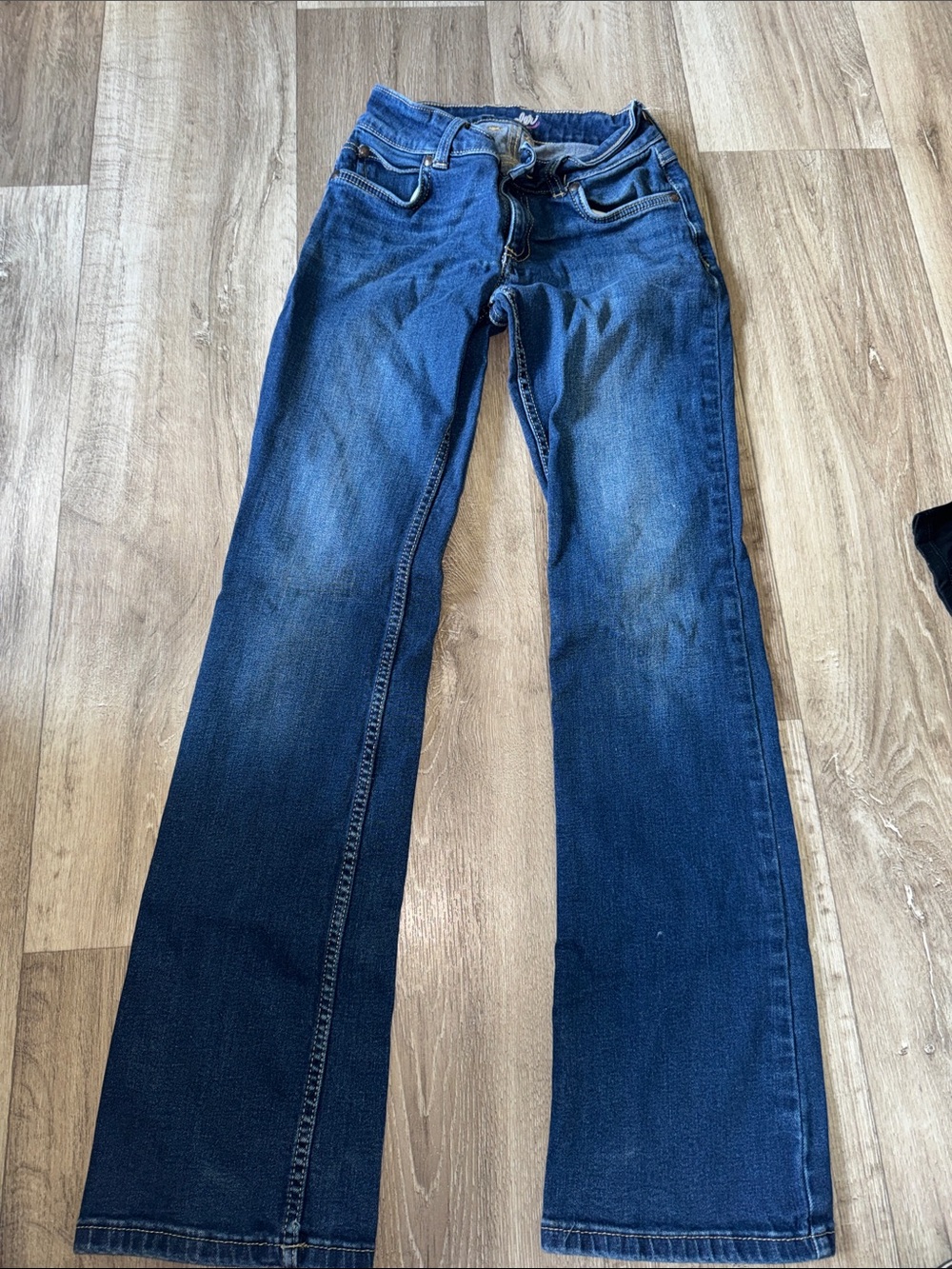 Women’s Blue Flared Jeans - Classic Dark Wash